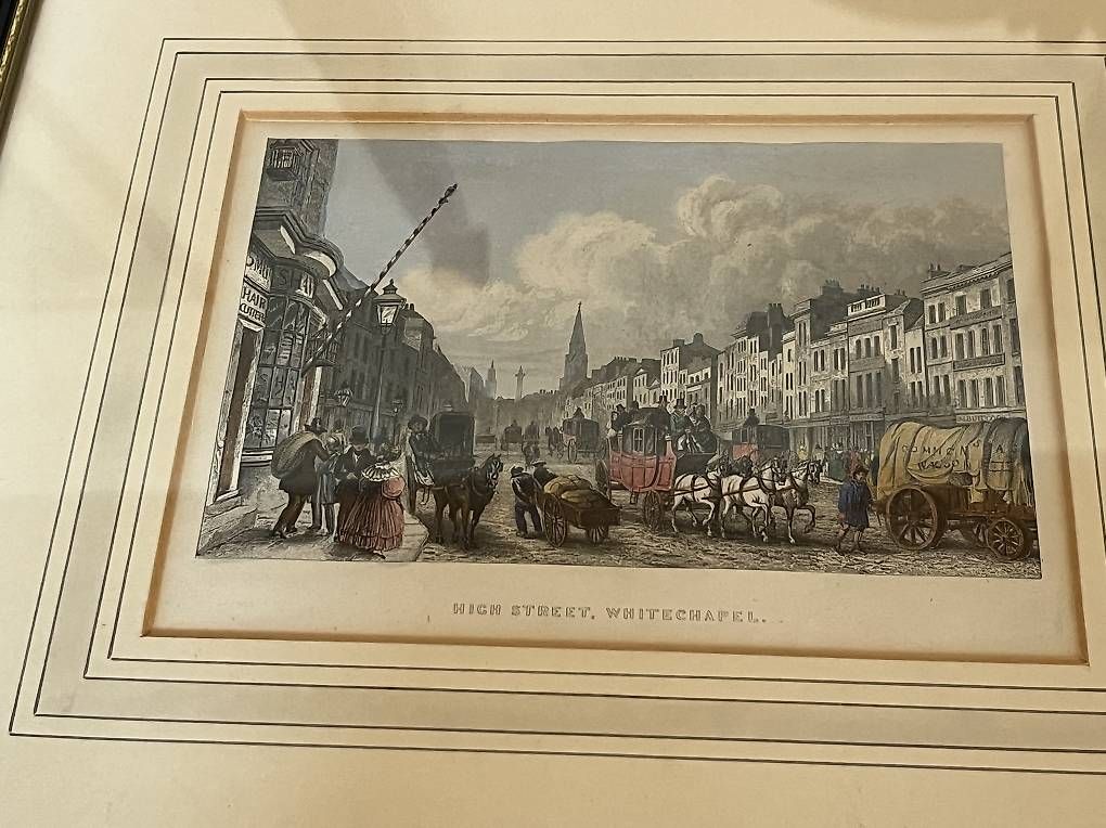 Incisioni: Deux anciennes gravures de Londres  – Usato da Enges venduto da Guarajuba01 3