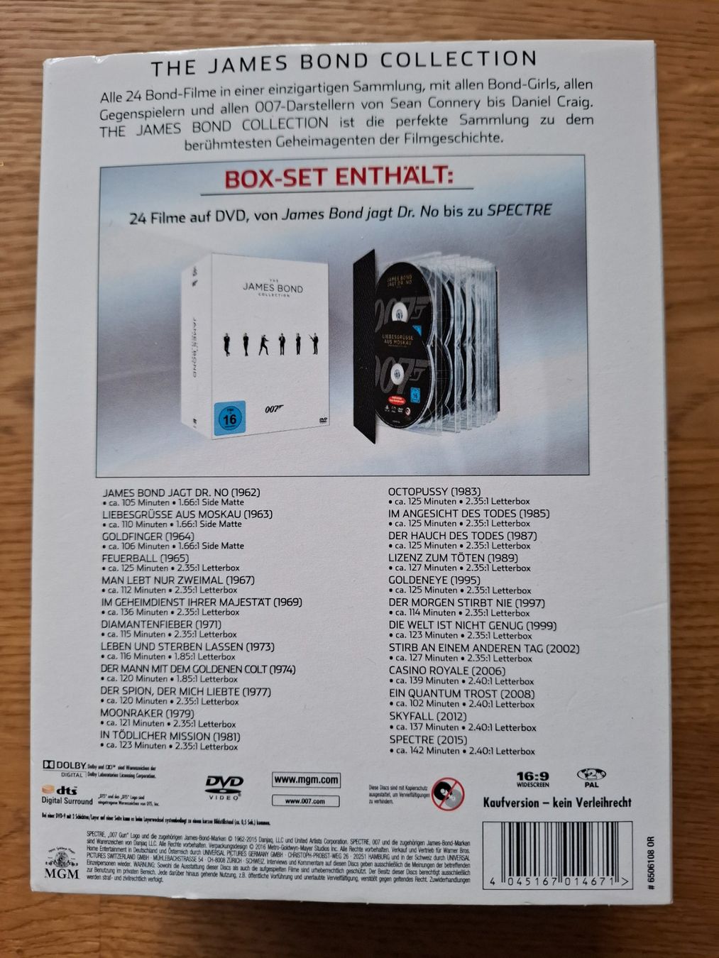 Tutti i DVDs: James Bond DVD Kollektion – Usato da Burgdorf venduto da kir_6b98 1