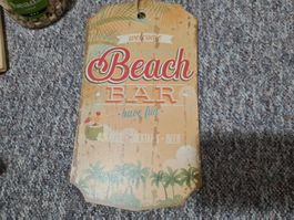 Schild Beach Bar NEU