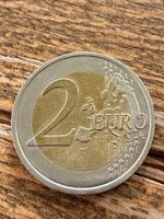 2 Euro Münze Malta 2008, FEHLPRÄGUNG! dezentrierte Prägung!