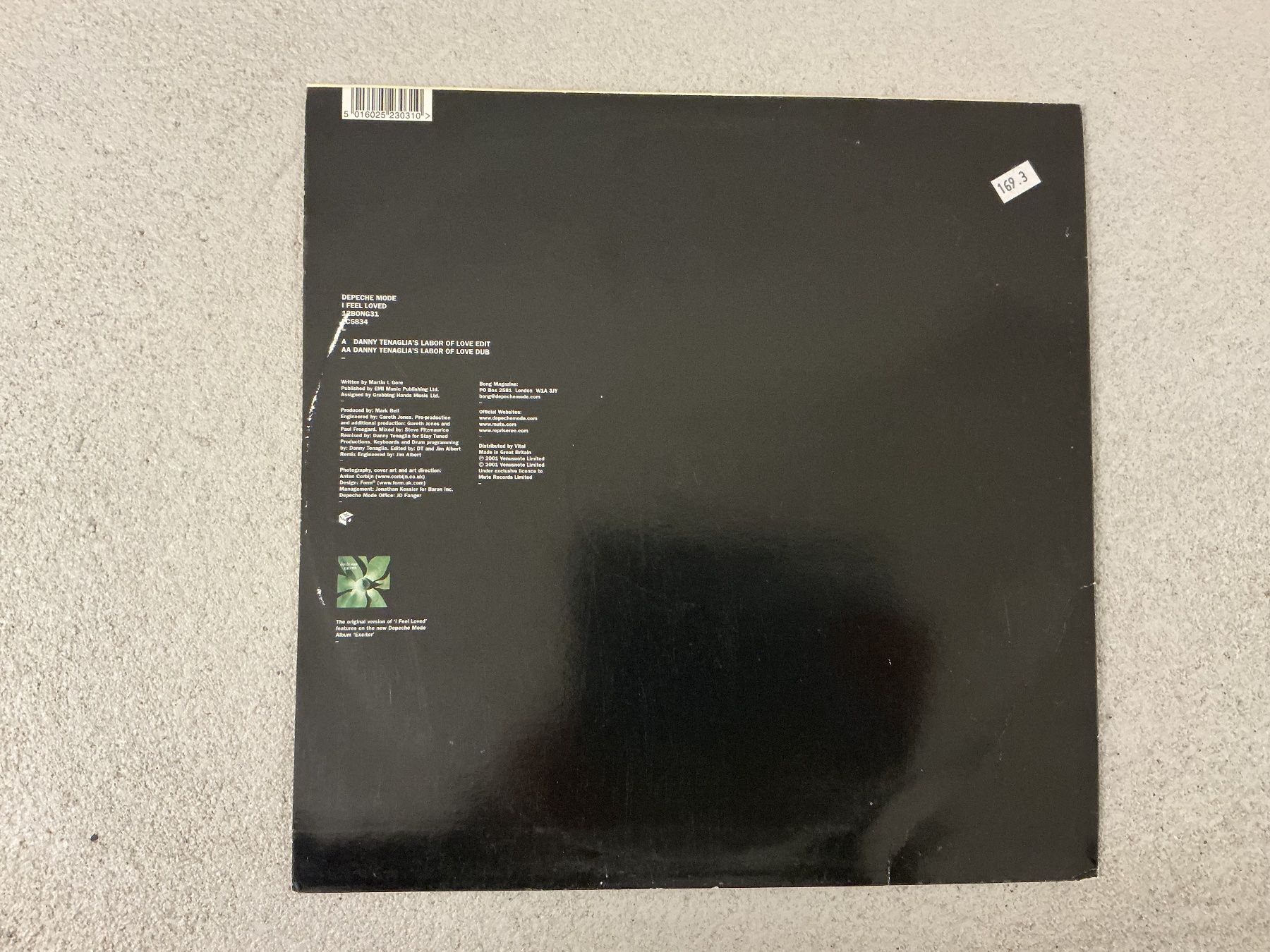 Schallplatten: Depeche Mode Maxi-Single - I Feel Loved – Gebraucht aus Winterthur von Tumko-Vinyl 1