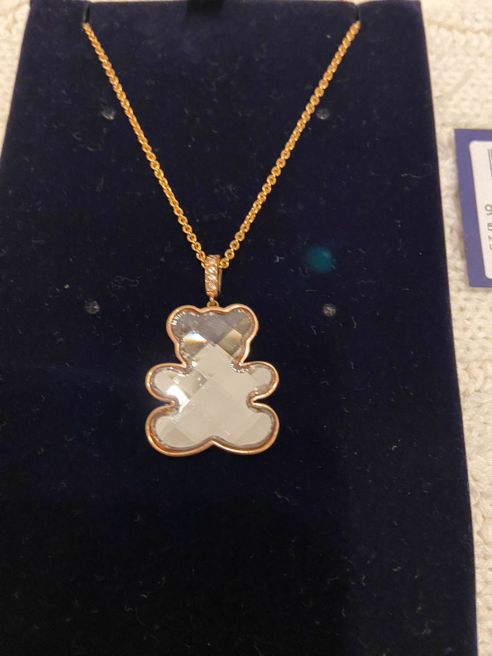 Catenine: Collier Swarovski or rose – Nuovo (secondo la descrizione) da Plan les Ouates venduto da didi911 2