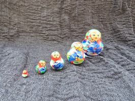 Mini matriochka russe 5 poupées russe miniature peinte main 
