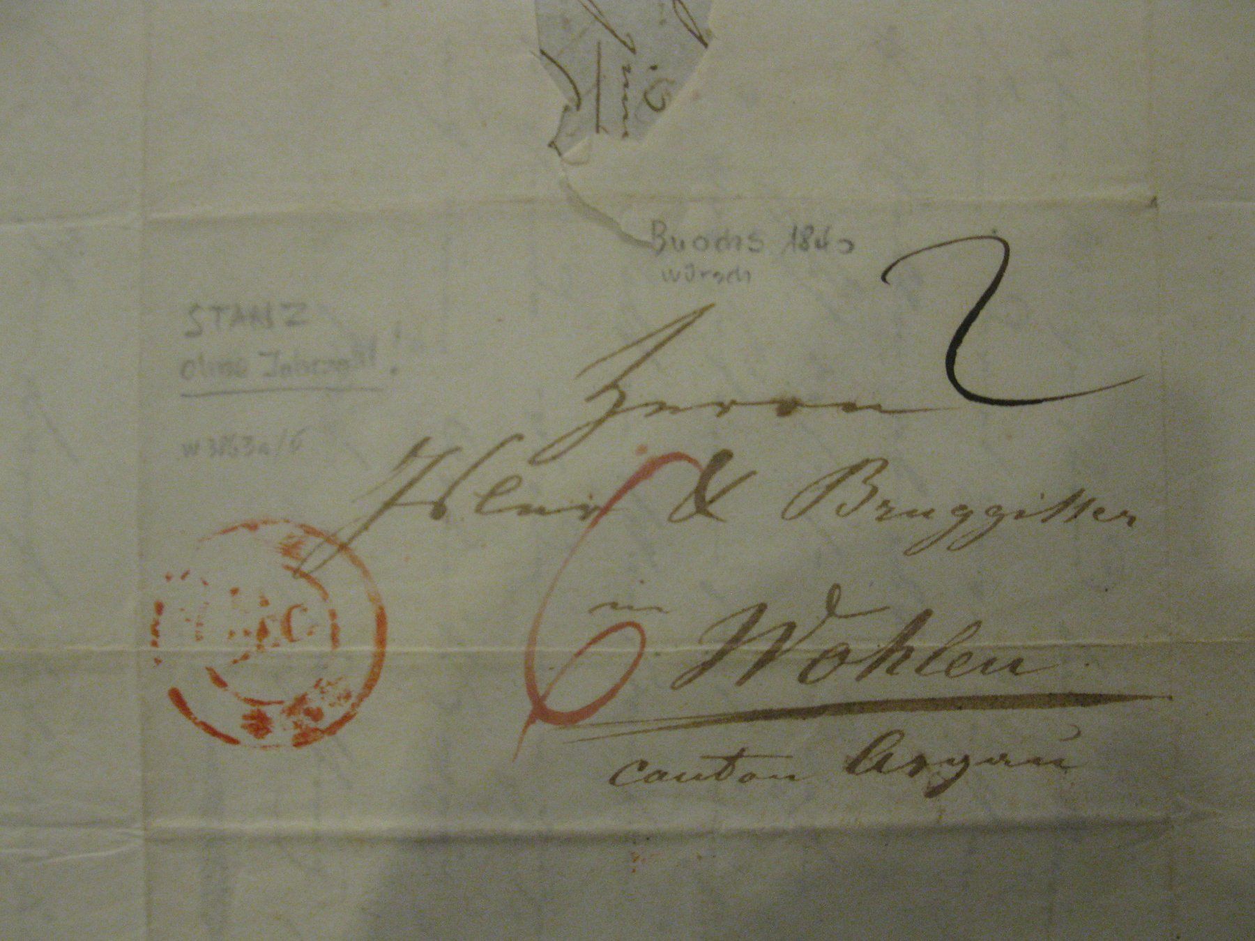 Timbri: Buochs - Stanz - 1840 – Usato da Bischofszell venduto da Joachim-115 4