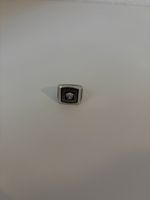 Siegelring Medusa 925 Silber geometrisch guter Zustand