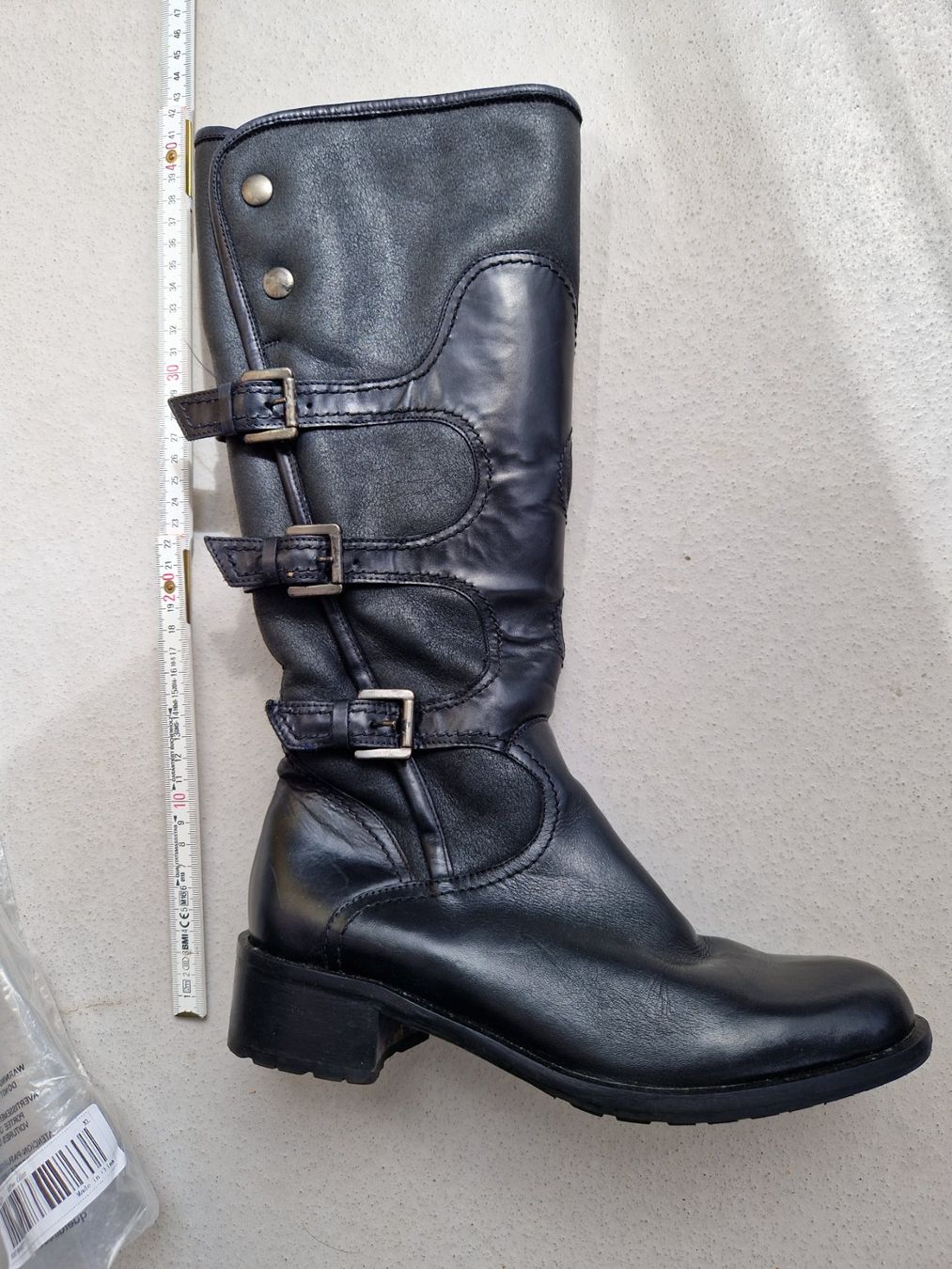 Scarpe da donna: Bottes cuir noir doublées mouton véritable – Nuovo (secondo la descrizione) da Pully venduto da Andalous