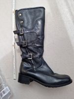Bottes cuir noir doublées mouton véritable