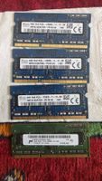 4x 4GB DDR3L RAM Modules, SK Hynix and Micron, Used