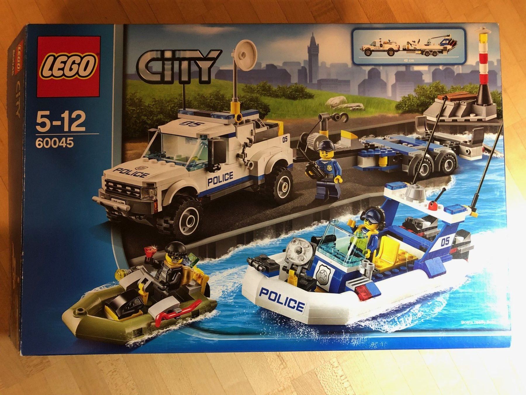 Lego Kit di costruzioni: Lego City 60045 Polizei-Boot-Transporter – Usato da Stäfa venduto da Mogli76
