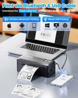 Bluetooth Thermodrucker 4x6 Zoll