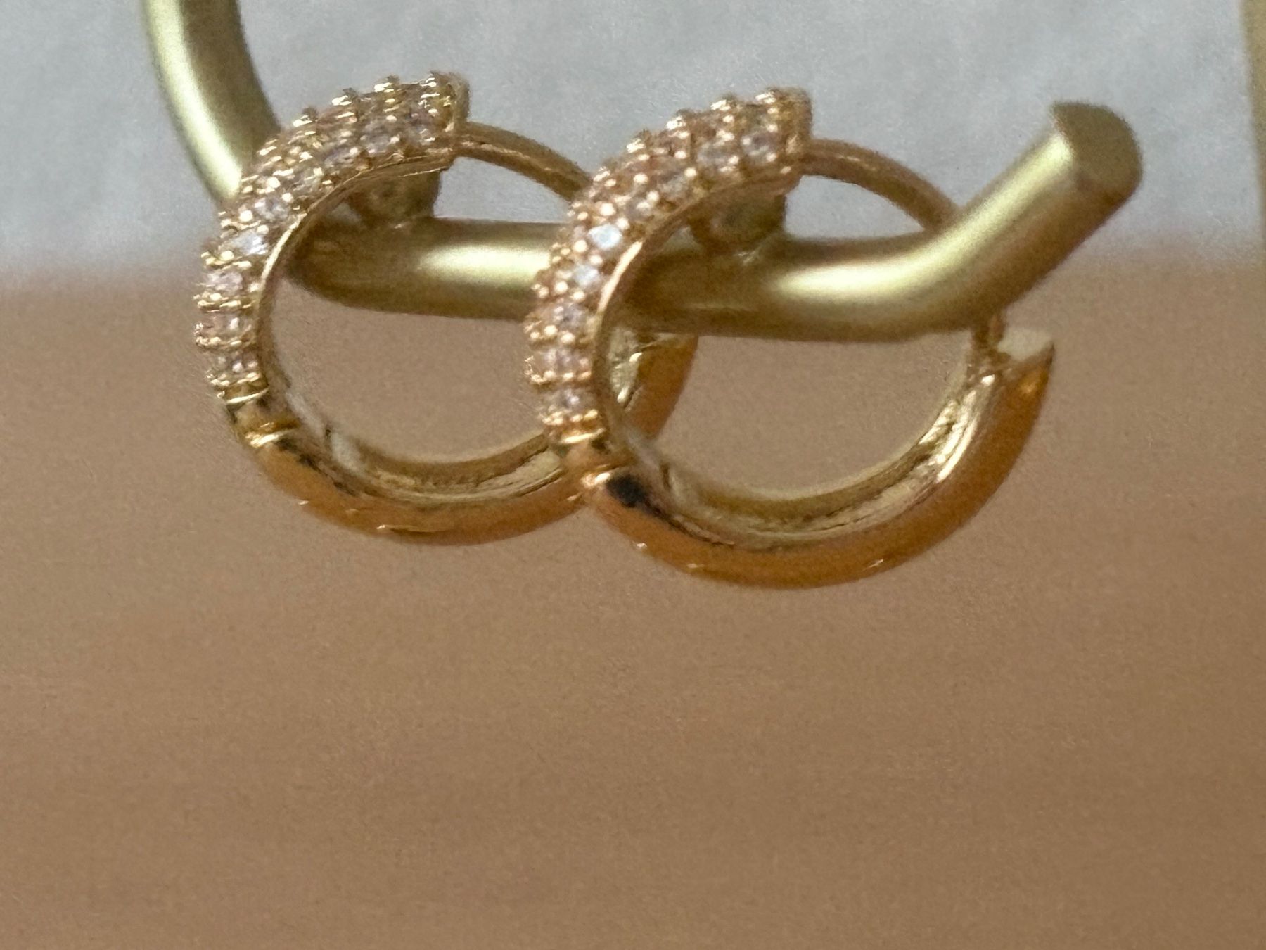 Orecchini pendenti & Orecchini a lobo: Luxus Elegante Mini Ohrstecker Ohrschmuck Goldfarben – Nuovo (secondo la descrizione) da Biel-Bienne venduto da Roserosse13 1