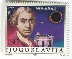 Briefmarke "Astronomie". Jugoslawien