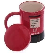 Tasses: Keramik Tasse mit Deckel - ROTER BRIEF – Neuf (Voir description) à Rupperswil par big-one-sale 1