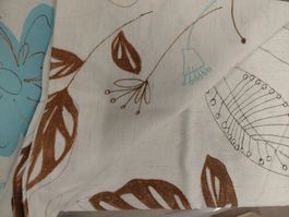 Vintage Sommer Leintuch / Bettlaken 100% Baumwolle