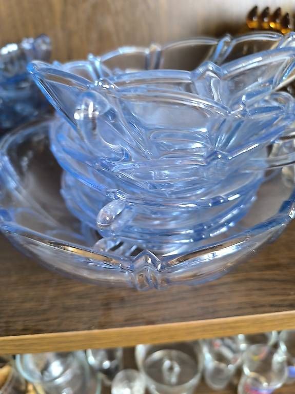 Schalen: Hellblaues Dessert Schälchen Set  – Gebraucht aus Walliswil-Nbipp von australien2007 1