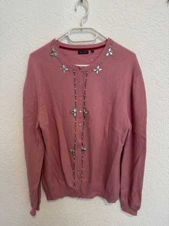 Gina Monti Cardigan Merino Kaschmir Angora Jäckli Gr. L / XL