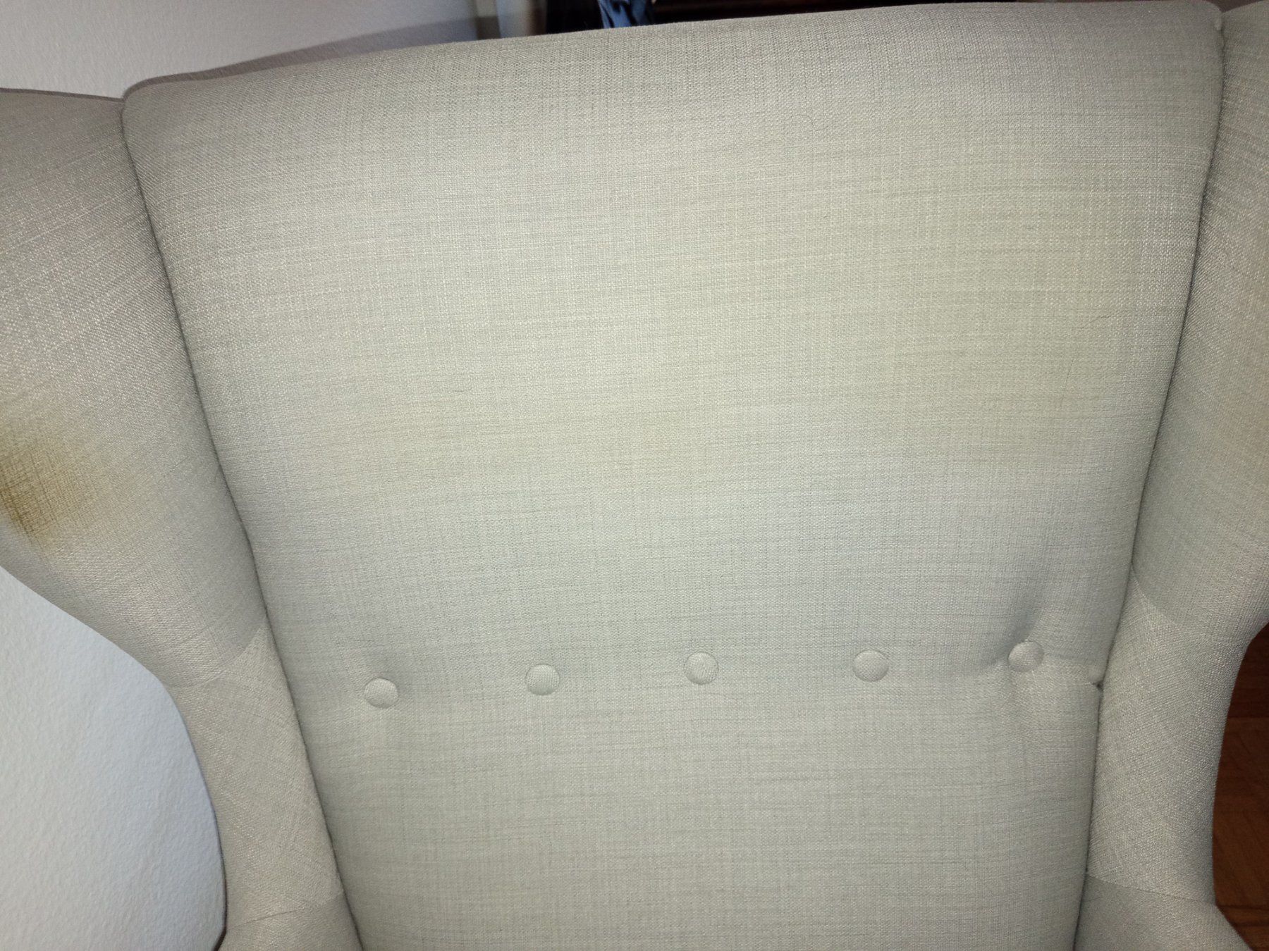 Ikea Sessel: 2 x Poltrona ala tessile beige con macchie usato Ikea – Gebraucht aus Zürich von Milte71 4