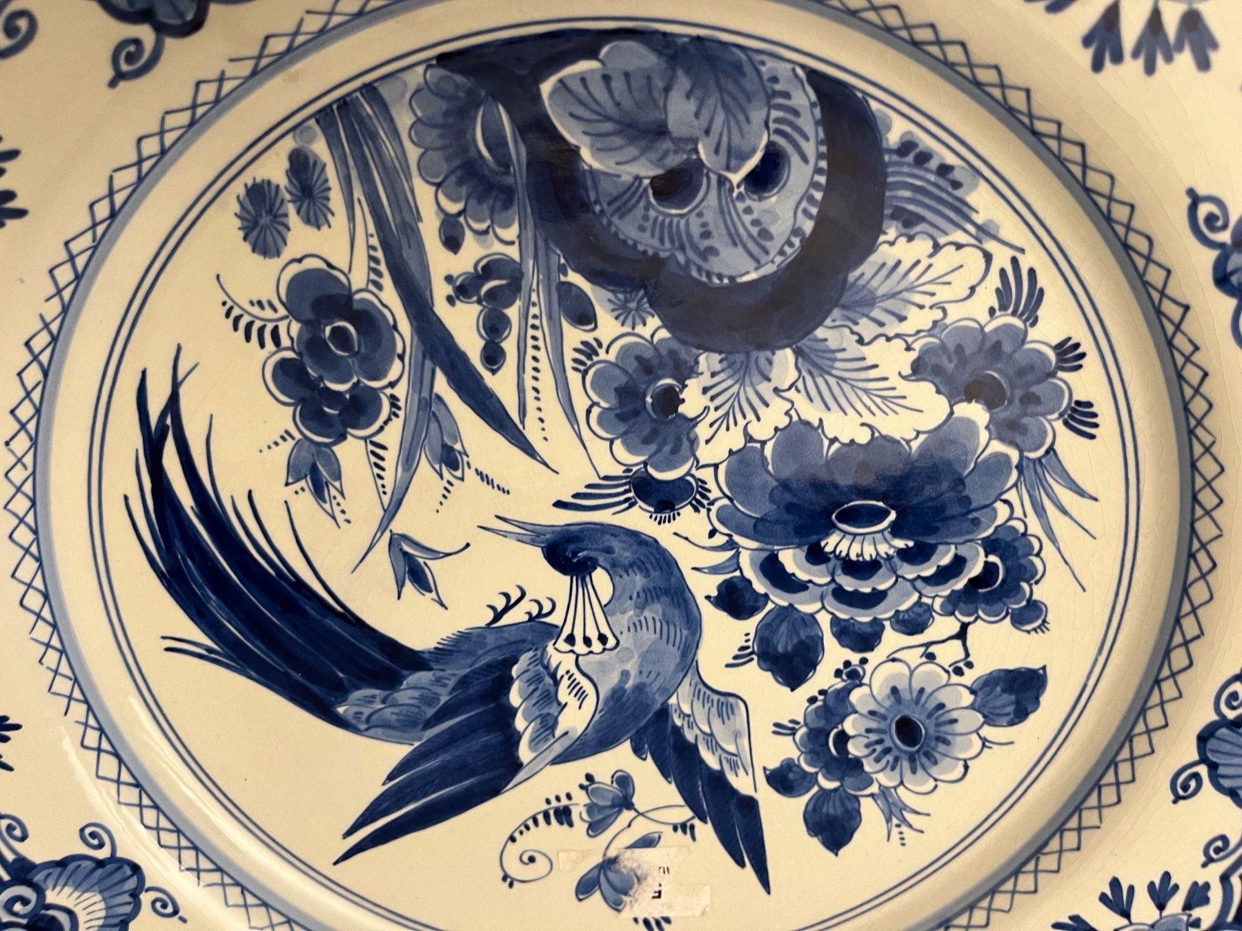 Teller: Grosse Wandteller Delft. Handbemalt & signiert. 35cm – Gebraucht aus Cham von krikk0200 1
