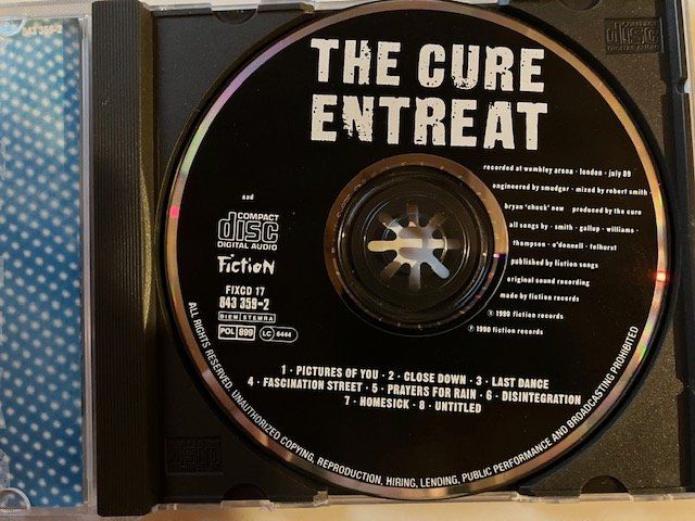 CD: The Cure Entreat – Usato da Les Ponts-de-Martel venduto da Jolisa 2