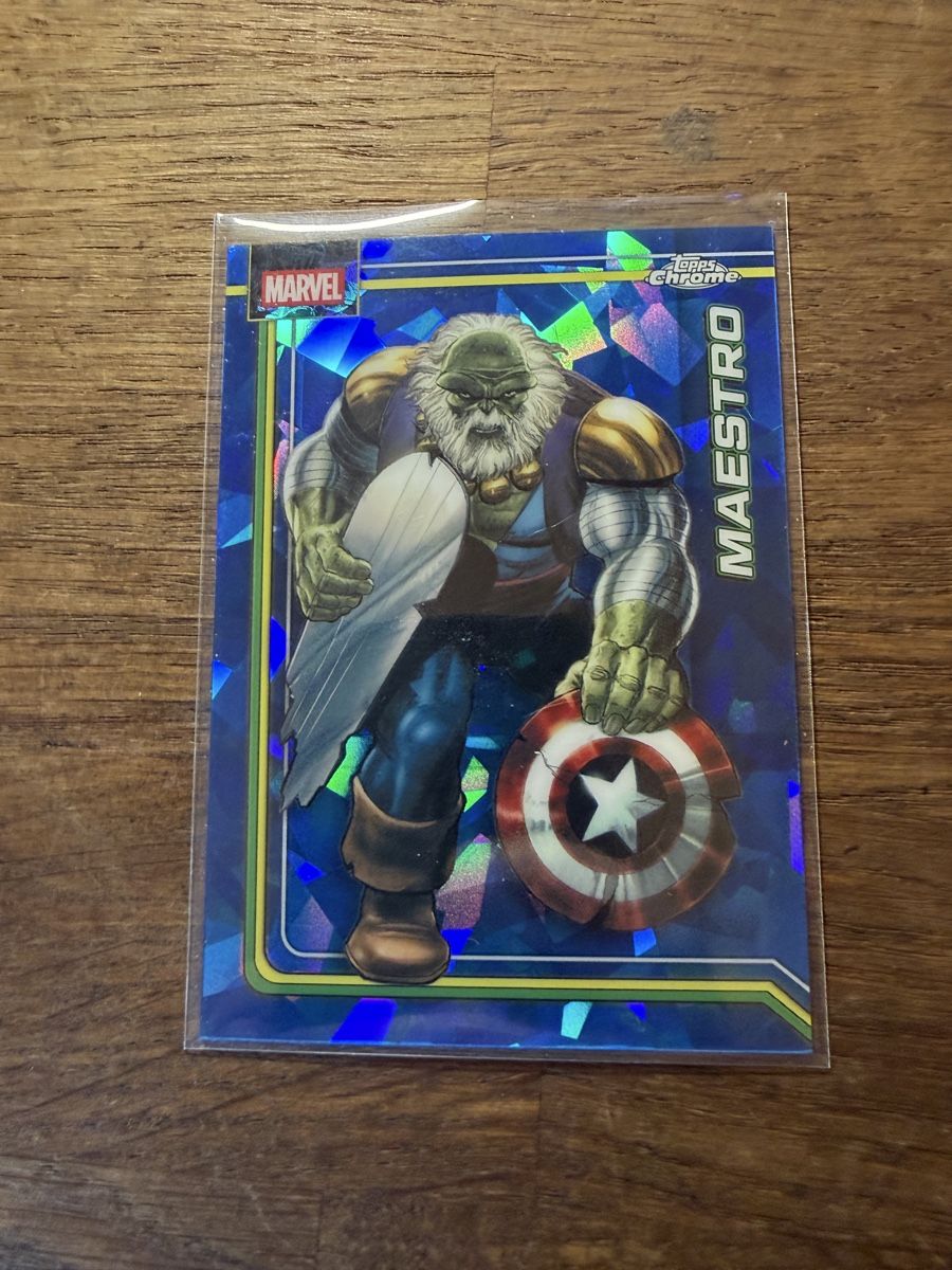 Topps Carte collezionabili: 2026 Topps Chrome Marvel Comics Sapphire Maestro Base  – Nuovo (secondo la descrizione) da Goldach venduto da pipinio