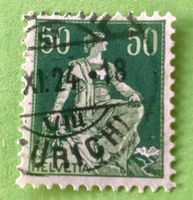  Nr.113 Sitzende Helvetia mit Schwert GESTEMPELT    
