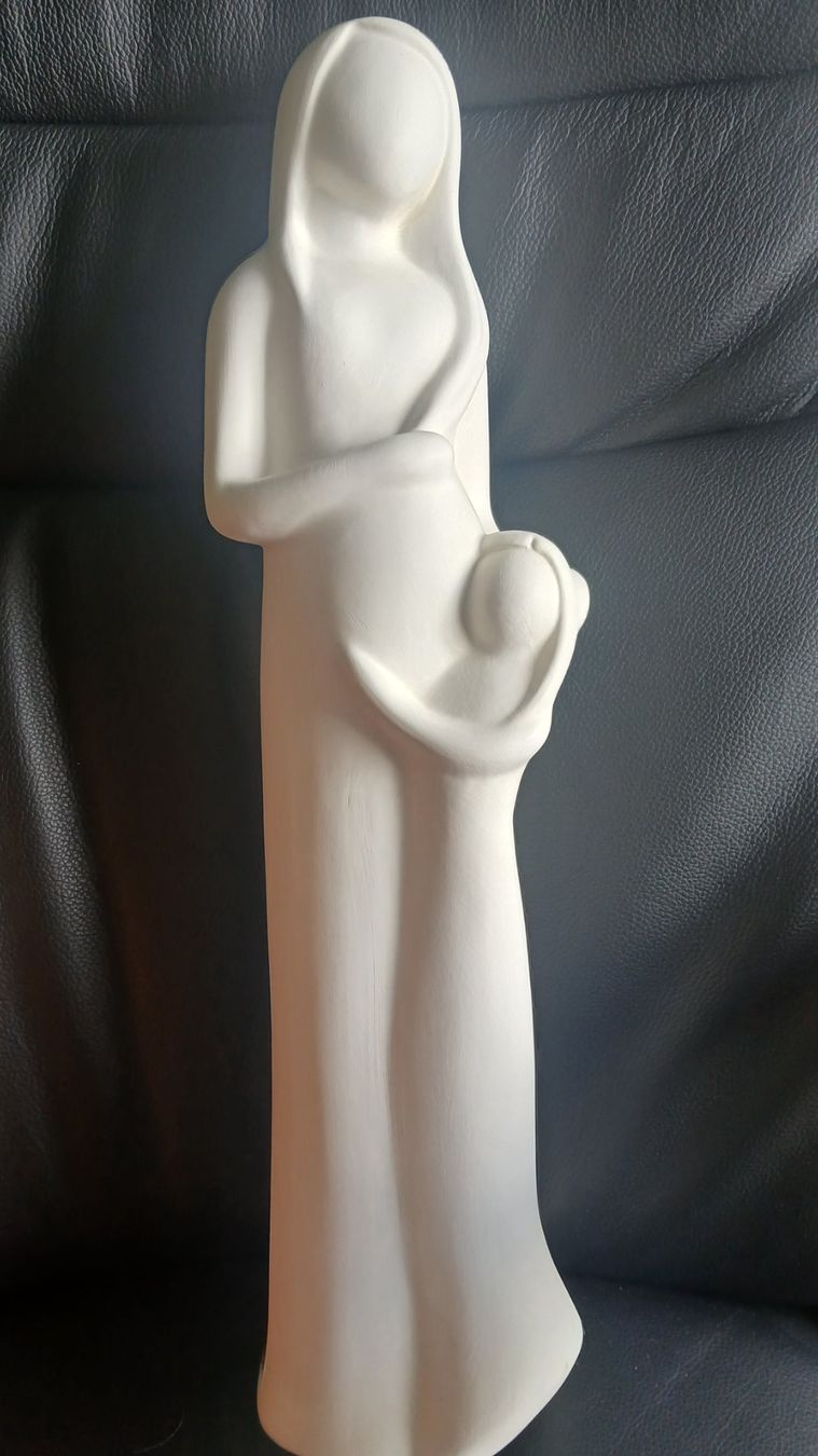 Statuette: Schwangere mit Kind, Gilde Handwerk – Nuovo (secondo la descrizione) da Udligenswil venduto da Quarz2002