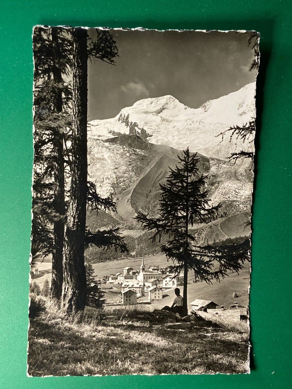 Cartoline postali: Saas Fee mit Alphubel – Usato da Steg VS venduto da danwer74