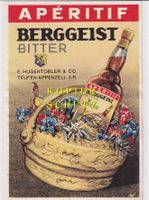 Etikette - Berggeist Bitter (Hugentobler, Teufen) /bd