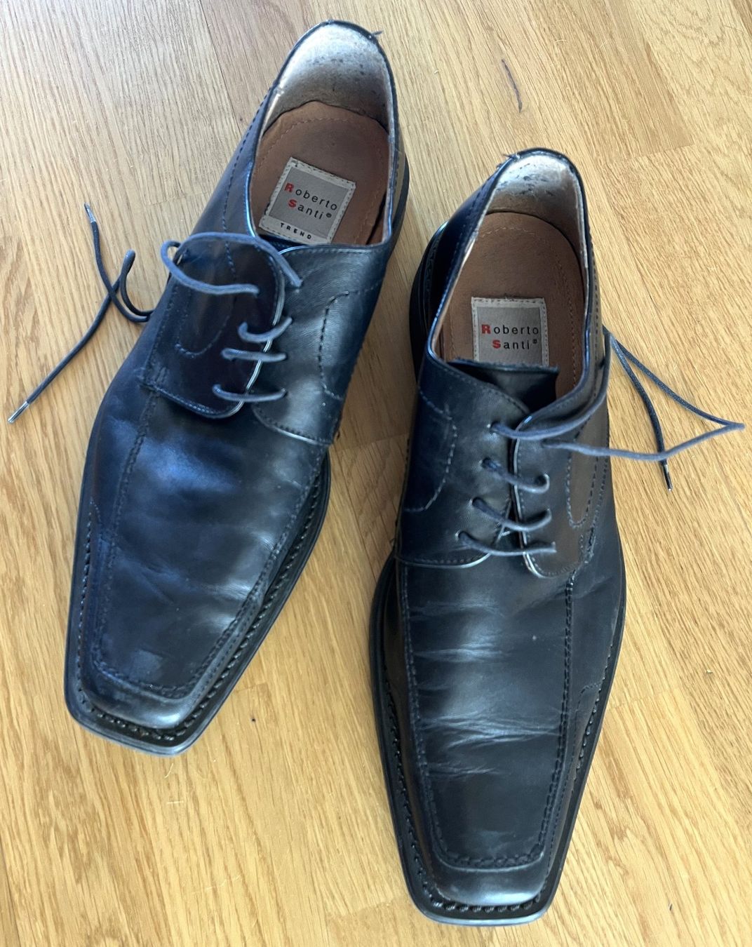 Roberto Santi Chaussures hommes: ROBERTO SANTI - Lederschuh / Halbschuh - Gr.44 – D'occasion à St.Gallen par Marcopolo71 1