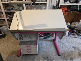 Bureau Moll Runner + caisson + lampe