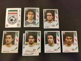 Iran Team Stickers Panini coupe du monde 2006