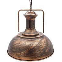 Lampe suspendues  en métal noir vintage, industriel, loft