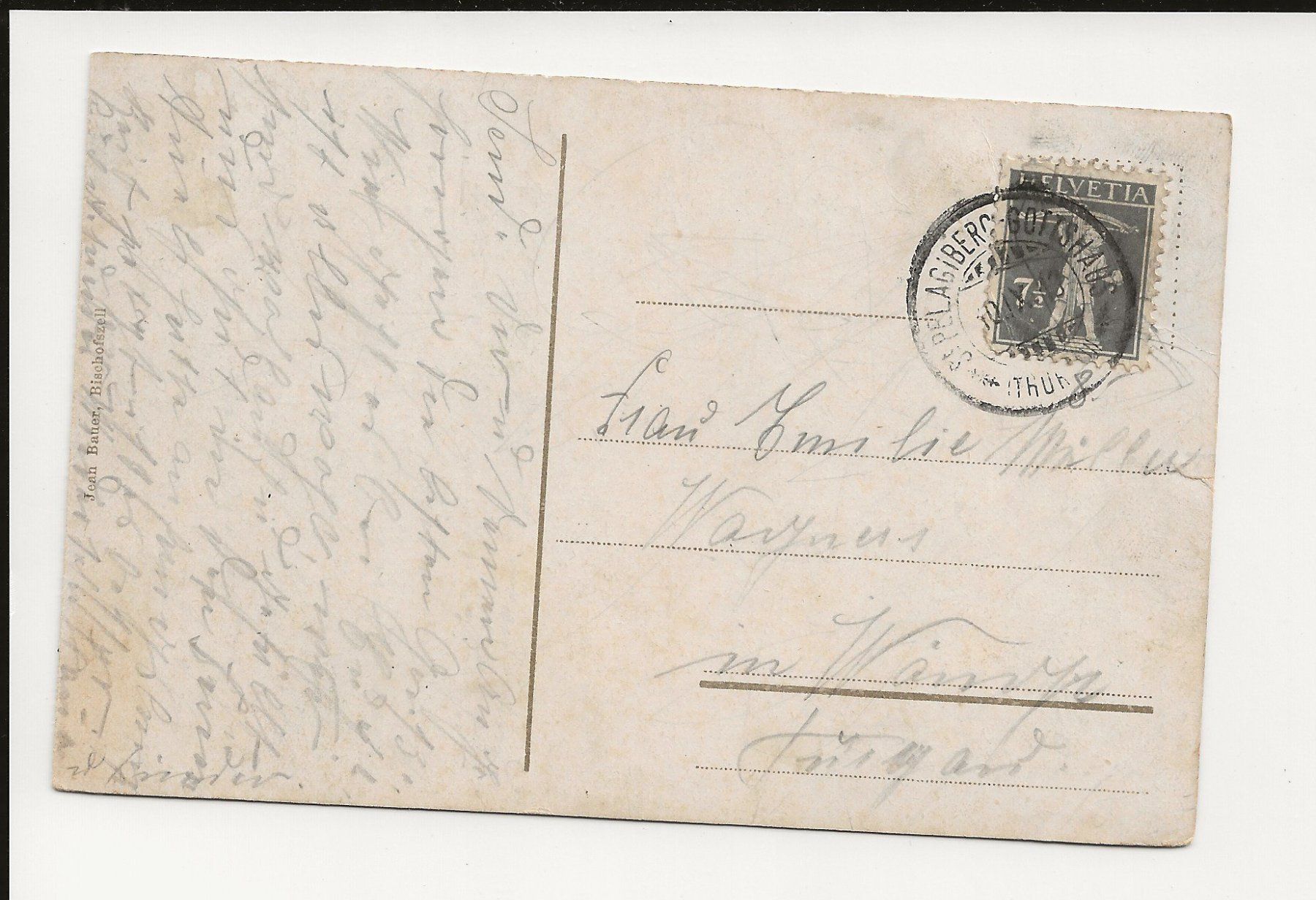 Cartoline postali: AK 1913 Gruss aus St. Pelagiberg - Wallfahrtskirche – Usato da Greifensee venduto da 315WDO 1