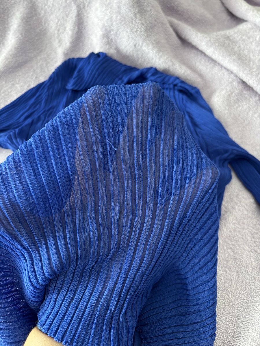 Zara Maglioni & Felpe: Zara Damen Pulli, Gr. M, blau, neuwertig, transparent – Nuovo (secondo la descrizione) da Wald AR venduto da bertli00 1