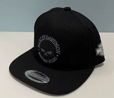 Casquette Harley-Davidson Noire, Tête de Mort - Cool! J032