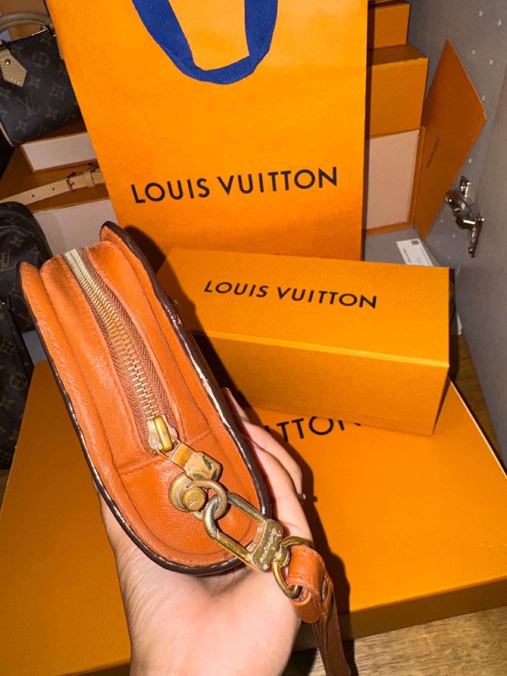 Louis Vuitton Borse: Louis Vuitton Orsay Clutch Monogram y1997 – Usato da Widnau venduto da Pukpan_99 3