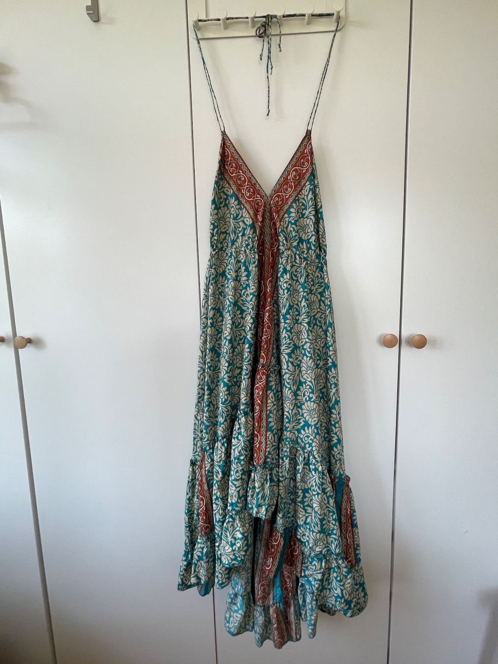 Vestiti: Wunderschönes Boho Seiden-Maxikleid | Seidenmix, onesize – Usato da Neukirch an der Thur venduto da bee88