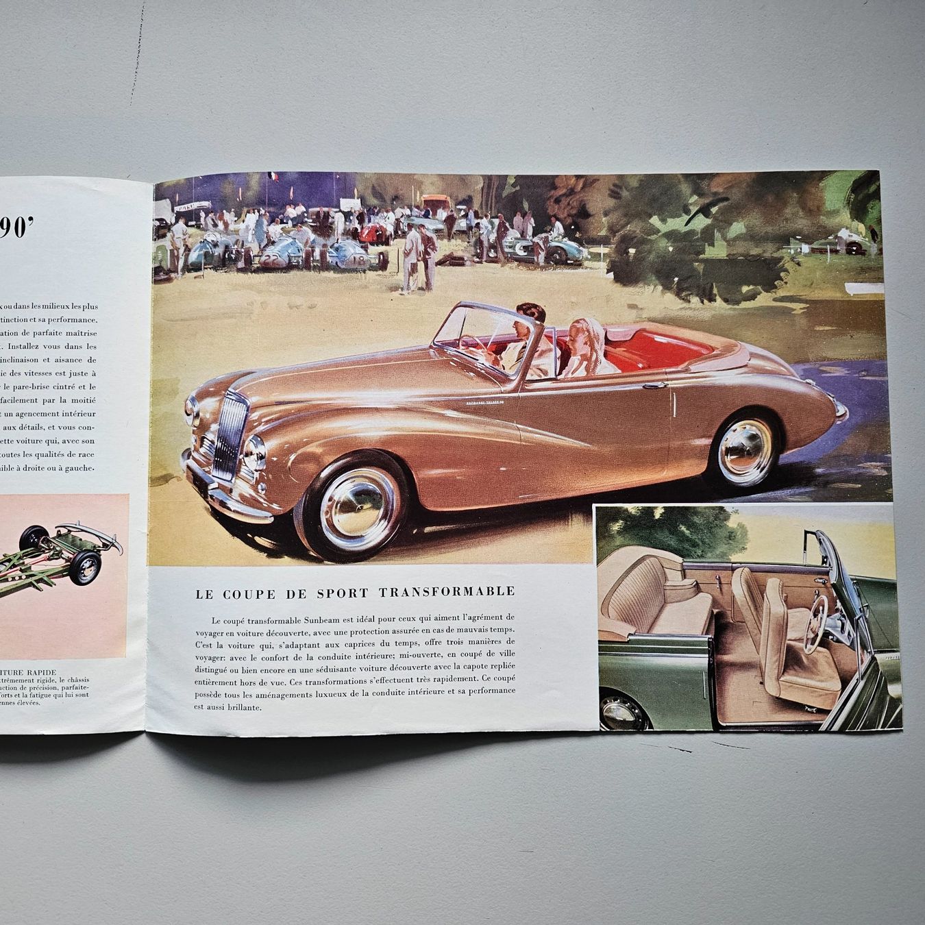 Documenti: Sunbeam Super 90 Coupe/Cabriolet Prospekt – Usato da Stein AG venduto da Zantico 1