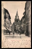 AK Yverdon, Rue du Trac, 1899
