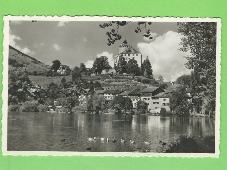 Ansichtskarten: Grafen-Schloss Werdenberg bei Buchs – Gebraucht aus Zürich von t24_de