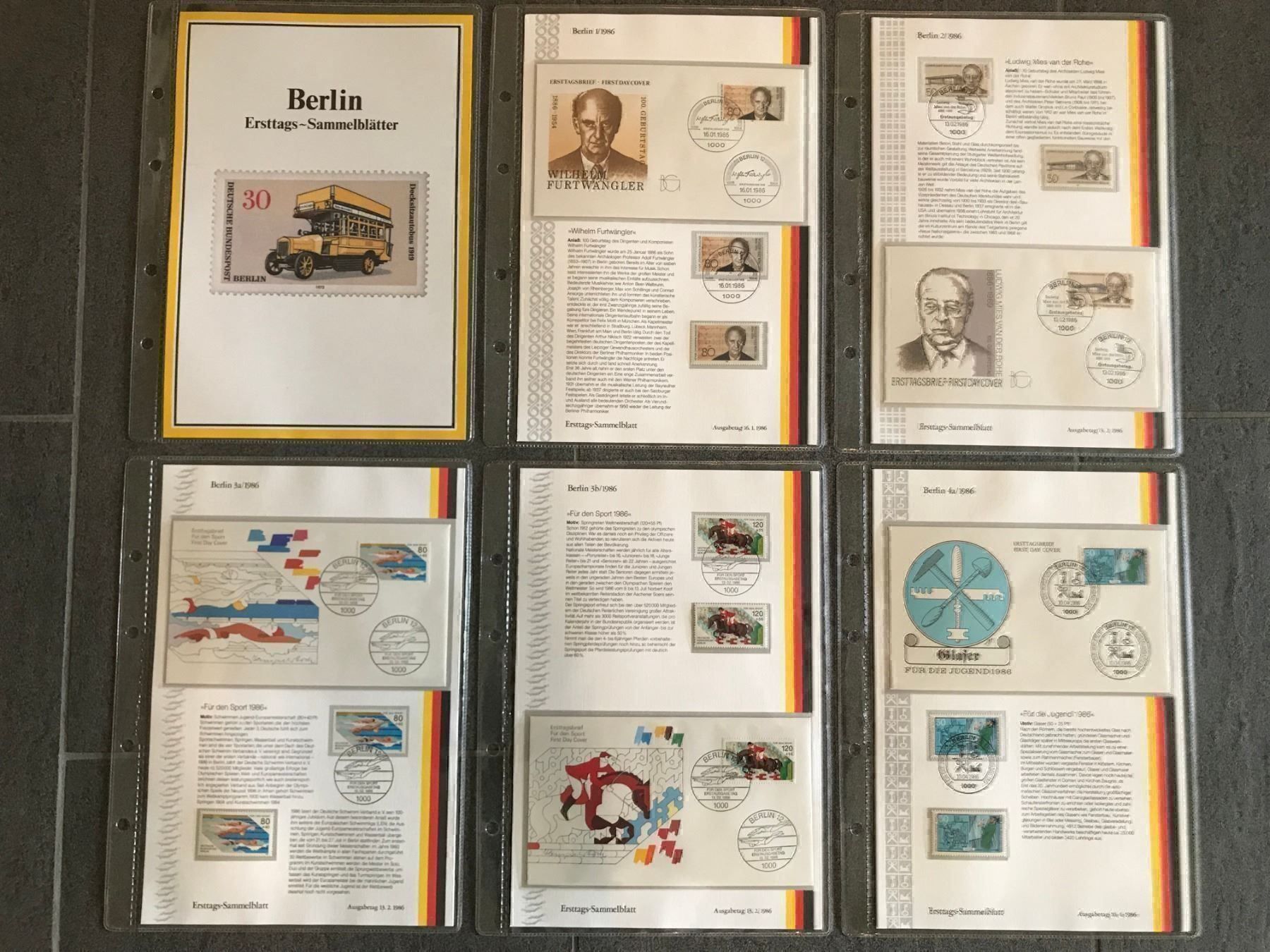 Alben: Briefmarken-Album "Berlin" Nr. 4/6 – Gebraucht aus Rain von SRIC01 1