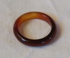 Ring Naturstein Karneol, 56.5 mm