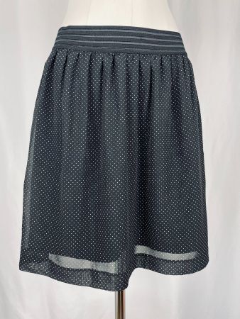 Schwarz weiss gepunkteter Rock von H&M, Gr. 38 - schick&süss