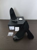 Chanel Schwarze Lackleder-Socken-Beinwärmer-Stiefel 40