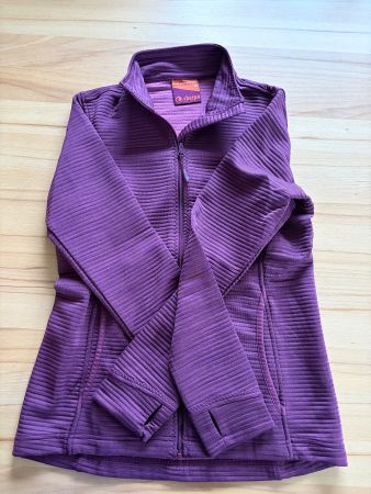 Fleecejacke Sherpa violett Grösse M gebraucht