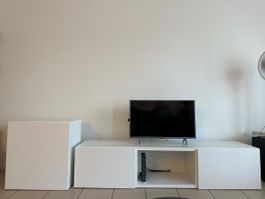 Mobile TV bianco componibile usato buone condizioni