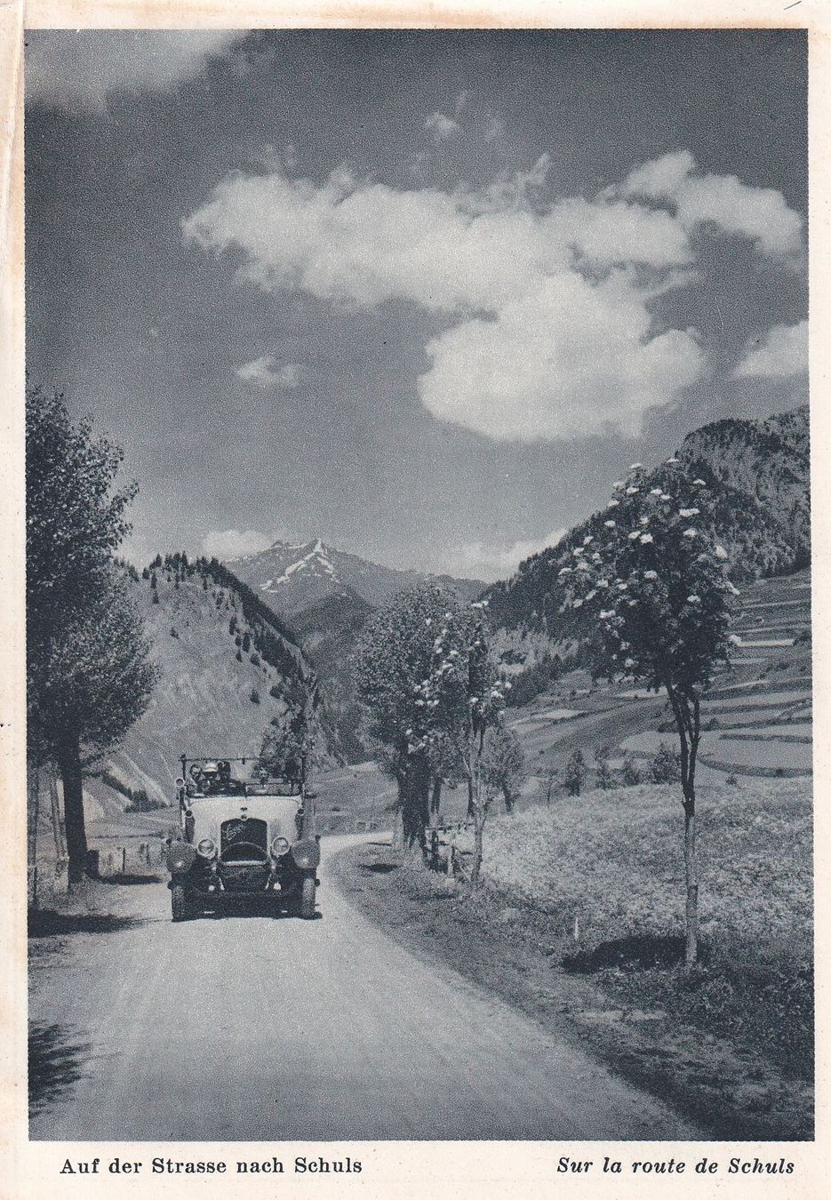 Ansichtskarten: Schuls   GR  -   Postauto – Gebraucht aus Brig von Valcards54