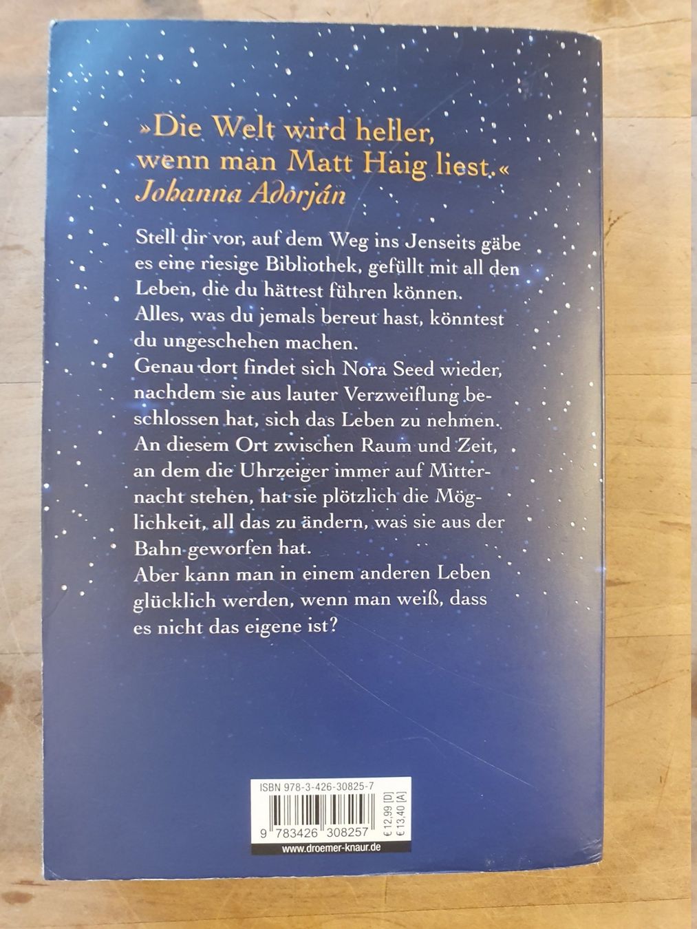 Bücher: Die Mitternachtsbibliothek Matt Haig Droemer – Gebraucht aus Zürich von loosebone 1