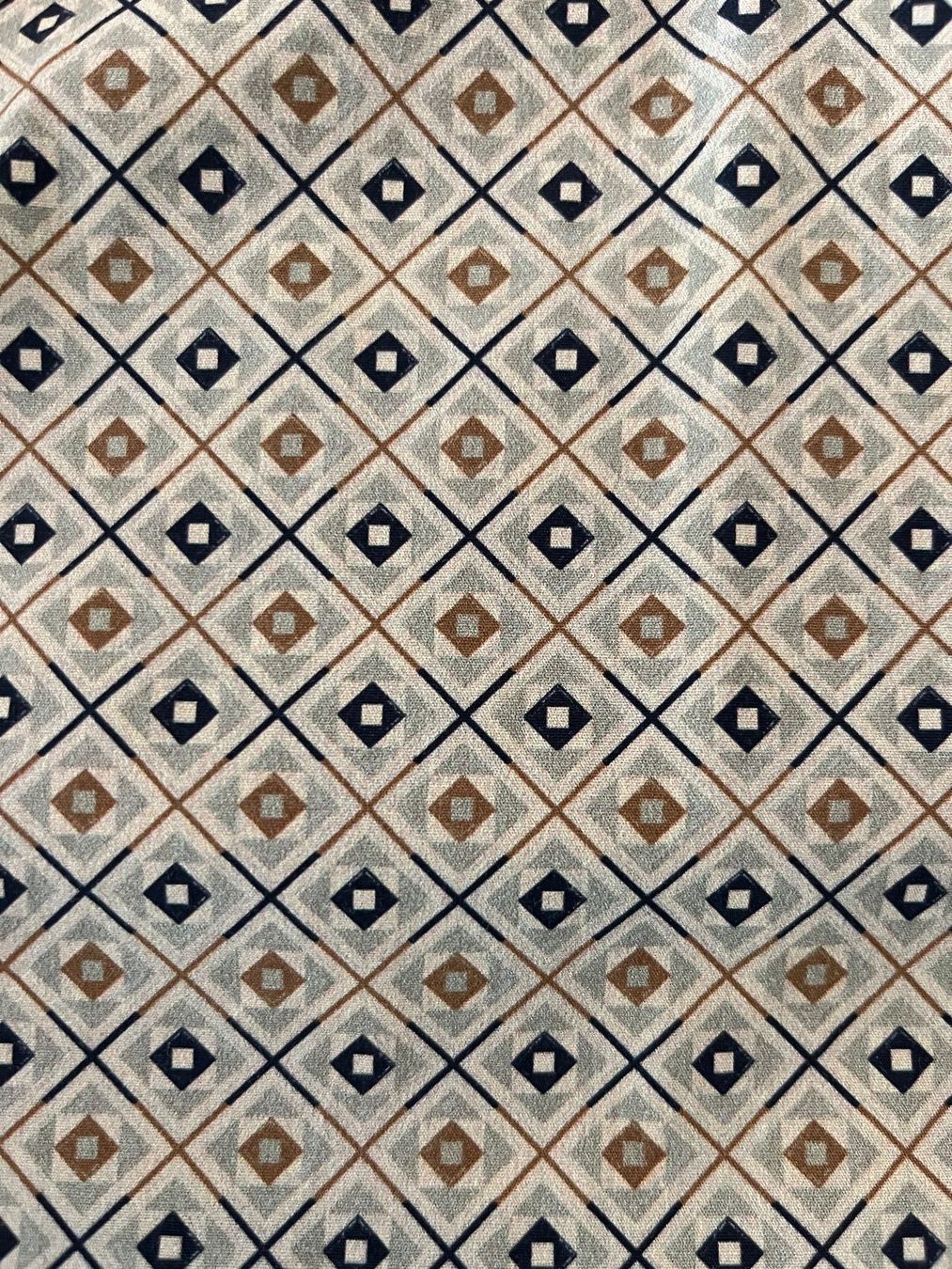Camicie: NO EXCESS Herrenhemd Langarm  beige gemustert – Usato da Birrwil venduto da Bruce1968 2