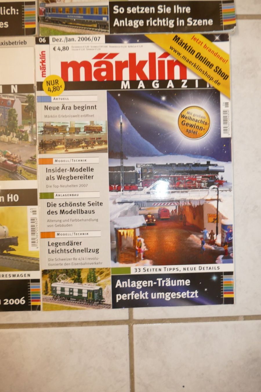 Märklin Modellini di ferrovie: Märklin: 4xMärklin Magazin 2006 – Usato da Niederhasli venduto da rail-duerst 4